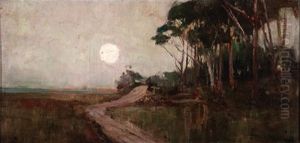 Moonlit Nocturne by Sydney Long