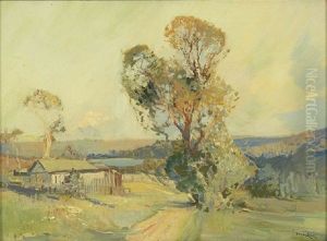 Early Homestead, Narrabeen Lakes, New South Wales by Sydney Long