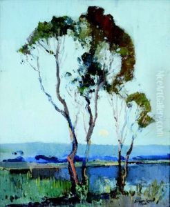 Moonrise, Narrabeen by Sydney Long