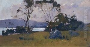 Twilight, Hawkesbury Landscape by Sydney Long