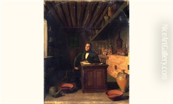 Monsieur Ferrand Dans Son Laboratoire - view 1