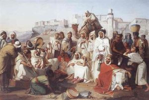 Musiciens Arabes Sur La Place De La Breche A Constantine