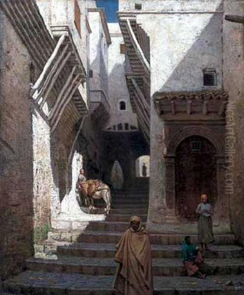 Sunlight And Shadow (a Stairway Passage) - view 1