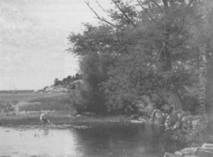 Lily Pond by Ernest Wadsworth Longfellow