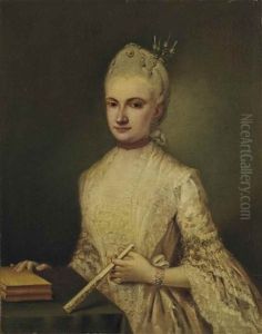 Portrait De La Comtesse Marina Querini Benzon (1757-1839) by Alessandro Longhi