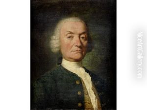 Portrait Of A Gentleman, Bust-length, In A Blue Coat