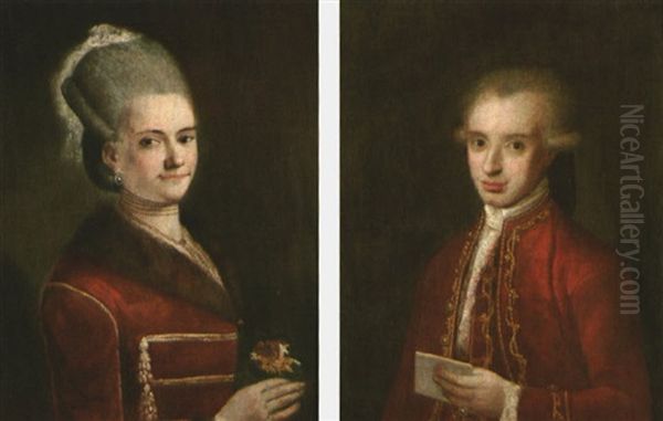 Ritratto Di Antonio Brunelli Bonetti (+ Ritratto Della Moglie; 2 Works) - view 1