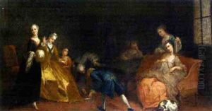 Galante Szene by Alessandro Longhi