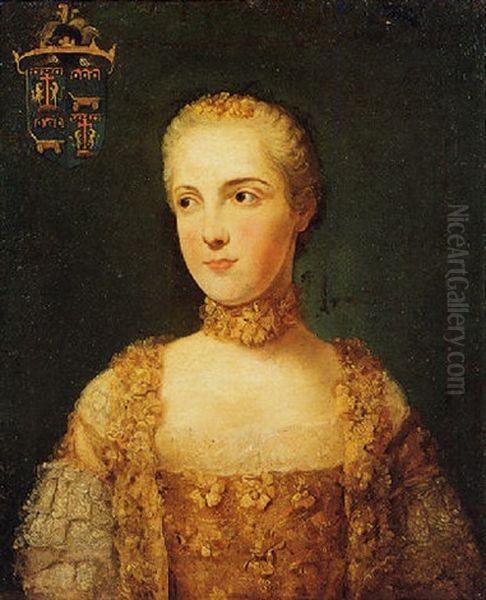 Ritratto Di Gentildonna Con Stemma Nobiliare - view 1