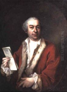 Portrait Of Carlo Goldoni Wearing A Lace-edged Shirt, Holding A Letter