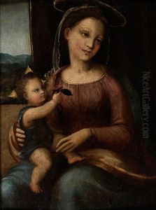 Madonna Mit Kind by Lucca Longhi