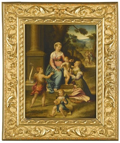 The Mystic Marriage Of Saint Catherine - view 1