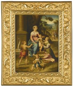 The Mystic Marriage Of Saint Catherine by Lucca Longhi