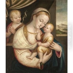 The Madonna And Child With The Infant Saint John The Baptist