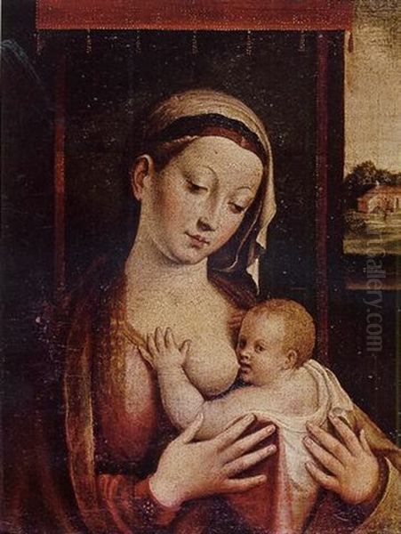 Madonna Suckling The Child - view 1