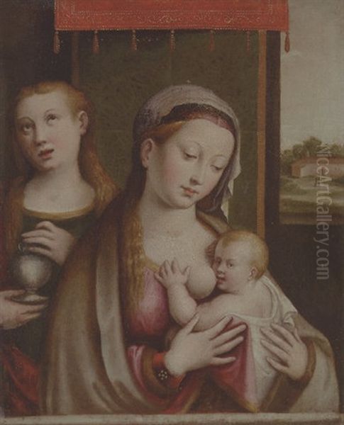 The Madonna And Child, With Saint Mary Magdalene - view 1