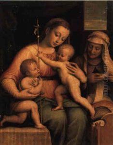 The Holy Family With St. Anne And The Infant St. John The Baptist