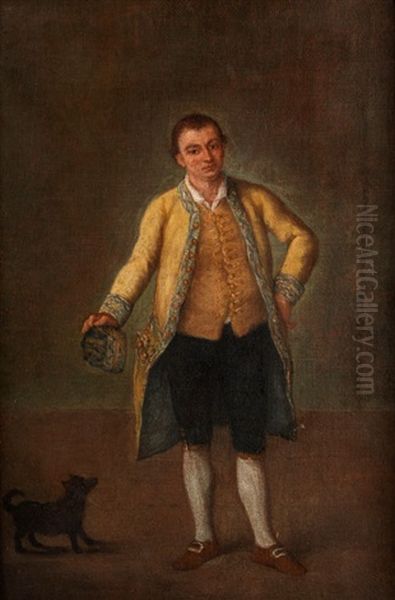 Giovane Gentiluomo Con Cane (junger Edelmann Mit Hund) - view 1