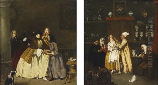 The Fortune Teller And The Apothecary (2 Works) - view 1