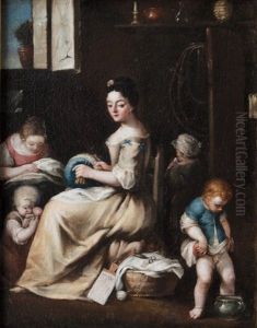 Domestic Idyll by Pietro Longhi