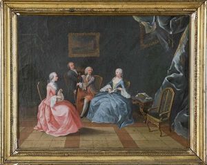 Im Musikzimmer by Pietro Longhi