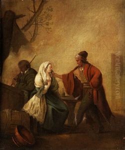 Die Erotische Anwerbung by Pietro Longhi