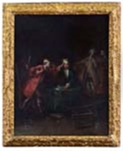 Lite Tra Giocatori Di Carte by Pietro Longhi