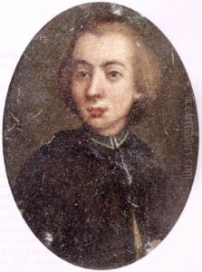 Portrait Of A Cleric Wearing A Black Coat And A Lawn Collar