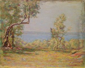 Landscape Near Garda Lake by Emilio Longoni