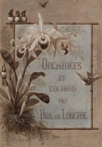 Orchidees Et Colibris Par Paul De Longpre by Paul De Longpre