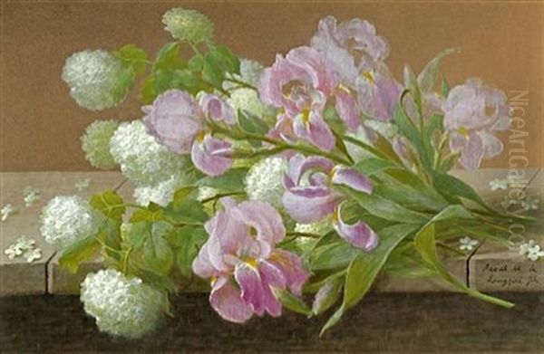 Irises And Hydrangeas - view 1