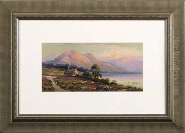 Luminous Highland View With Sheep Grazing In The Foreground - view 1