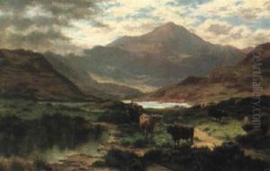 Highland Scenes: Near Glen Gannick, Inverness by Edgar Longstaffe