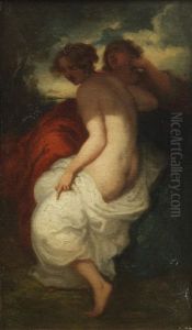 Deux Nymphes by Alexandre Marie Longuet