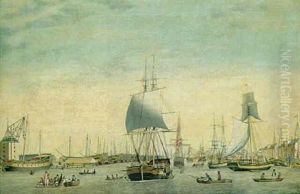 Fladens Leje I Kobenhavns Havn by Terkel Eriksen Lonning