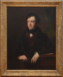 Portrait Of The Hon. John Charles Dundas by James Lonsdale