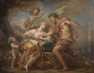 Bacchus Et Ariane by Carle van Loo
