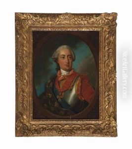 Portrait Of King Louis Xv Of France, Wearing The Order Of The Golden Fleece And Untitled (2 Works)
