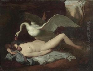 Leda Mit Dem Schwan by Carle van Loo