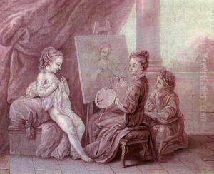 Allegorie De La Peinture by Carle van Loo