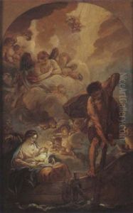 La Fuite En Egypte by Carle van Loo