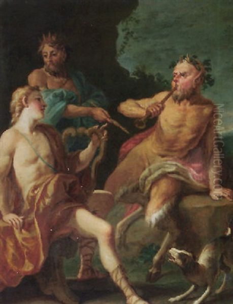 The Musical Contest Between Pan And Apollo - view 1