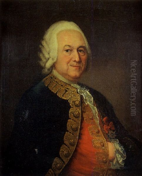 Portrait D'homme Au Gilet Rouge - view 1