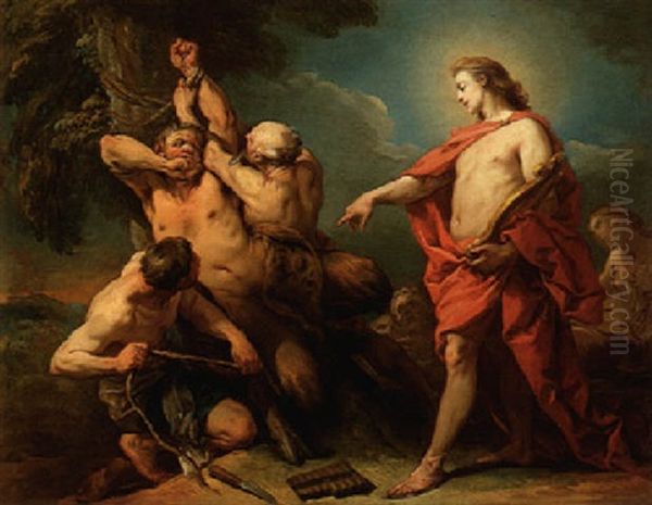 Apollo And Marsyas - view 1