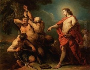 Apollo And Marsyas by Carle van Loo