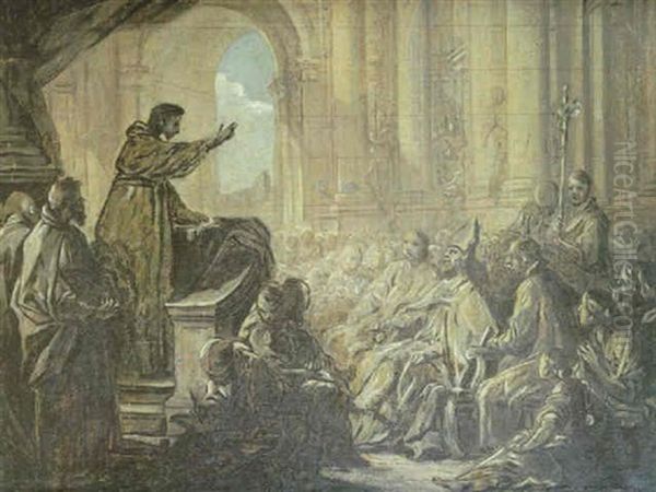 La Predication De Saint Augustin Devant Valere - view 1