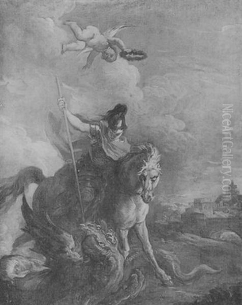 Saint Georges Terrassant Le Dragon - view 1