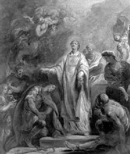 Le Bapteme D'un Chef Militaire by Carle van Loo