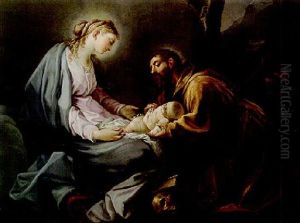 The Virgin And Child With Saint Francis