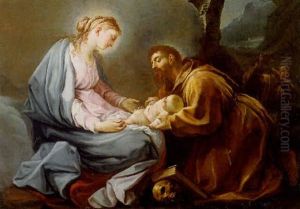 The Virgin And Child With Saint Francis